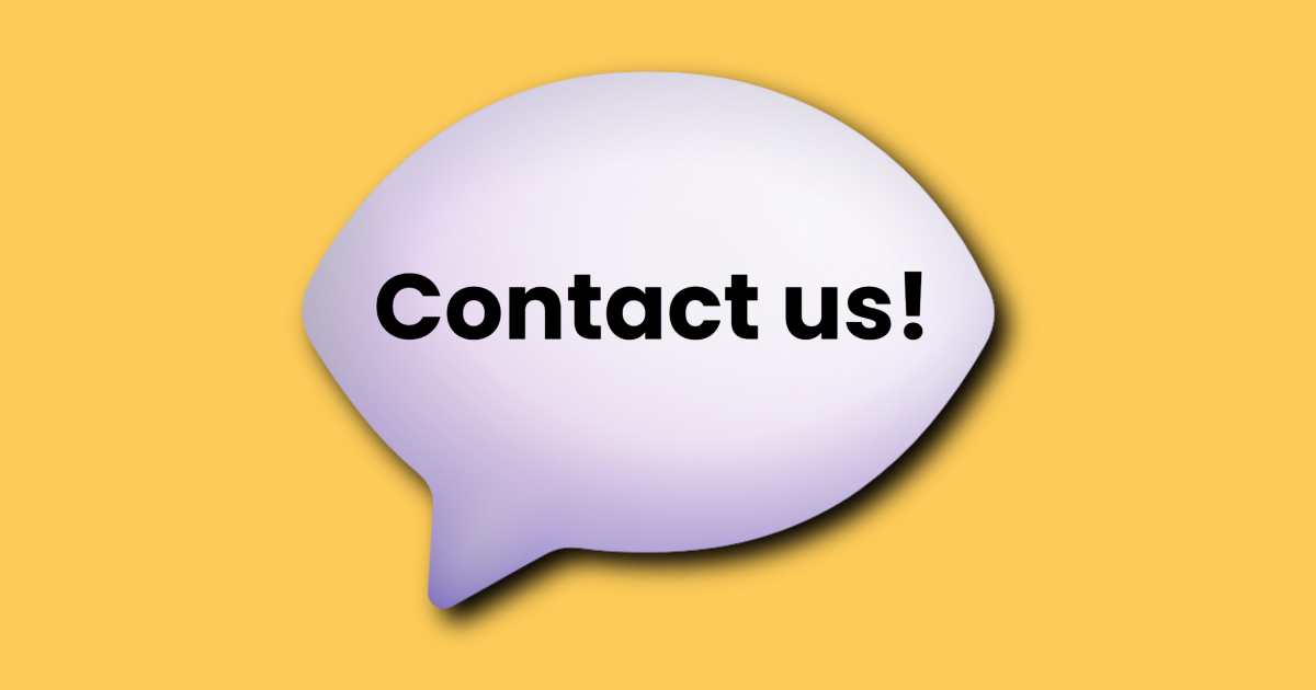 Contact us speech bubble icon – get in touch with EZC support